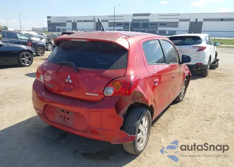 2015 Mitsubishi Mirage Es from USA, damaged, VIN ML32A4HJ4FH054294